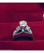 SOLITAIRE  ½ CARAT BRILLIANT ROUND DIAMOND RING 14KT WHITE GOLD 3.7g. SI... - $22,877.72 MXN