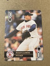 1992 Baseball Aces Playing Card Roger Clemens Boston Red Sox - £1.55 GBP