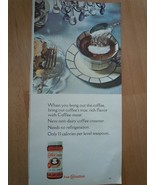 Carnation Coffee-mate Non Dairy Creamer  Print Magazine Advertisement 1966 - $6.84 CAD