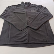 Eddie Bauer KUMI MANUFACTURING ALABAMA Men's Gray Full Zip Pockets Sweatshirt XL image 12