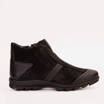 The Montreal Suede Black Leather Casual Zip-Up Ankle Men Boot image 2