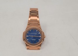 NUUN Official Mens Watch Montre Slim 38mm Rose Gold-Tone Stainless Steel - $495.00