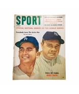 Vtg 60&#39;s October 1960 Sport Magazine - NEWSSTAND - Babe Ruth on Cover At... - £24.83 GBP