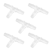 Quickun 1/4&quot; Hose Barb T Shaped Tee Type 3 Way Equal Barbed Fitting Plas... - $12.39