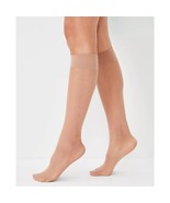 Ann Taylor Perfect Sheer Knee Highs OS Natural x 2 NEW - $385.86 MXN
