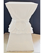 John Dickenson Style Faux Drapery Dining / Side Table circa 1970s - $1,282.05