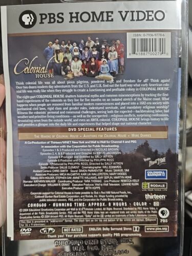 Colonial House DVD PBS 2 Disk Set History Item image 3