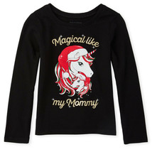 NWT The Childrens Place Unicorn Magical Like Mommy Girls Christmas Shirt... - $3.99