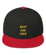 Cap Best Dad Ever, Flat Bill Cap Hat best daddy ever new gift for dad, d... - £26.24 GBP