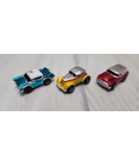 Vintage Chrome Micro Machines Red Yellow Blue - Lot of 3 - $28.04