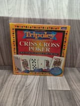 Tripoley Criss Cross Poker Board Game Cadaco 10 Poker Hands 8 and Up 200... - $21.19