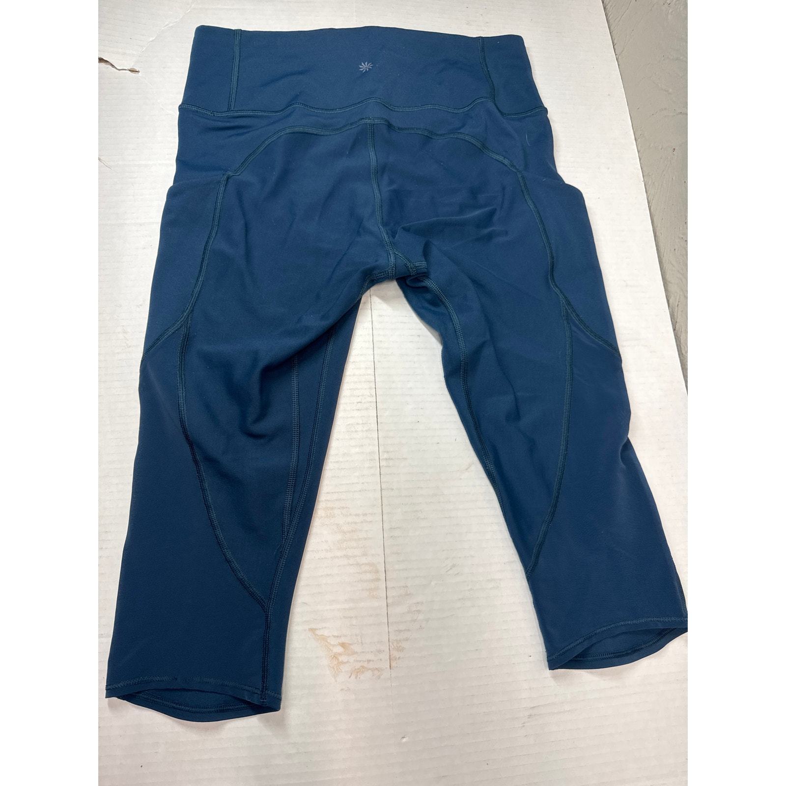 Athleta Up For Anything All In Capri Tight Black Sculptek Stash Pocket Medium Item image 2