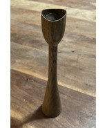 Vintage Mid-Century Modern Wooden Candlestick Holder 10” Tall - €8,15 EUR