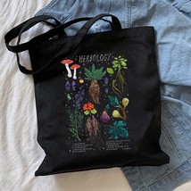 Mushroom  Bag Canvas Bag Shopper Bag Fashion Casual Summer  Bags Tote Shopper Ba - £118.18 GBP