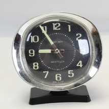 VTG 1960s Alarm Clock Baby Ben Westclox Black Body Glow in Dark Dial PAR... - $234.26 MXN