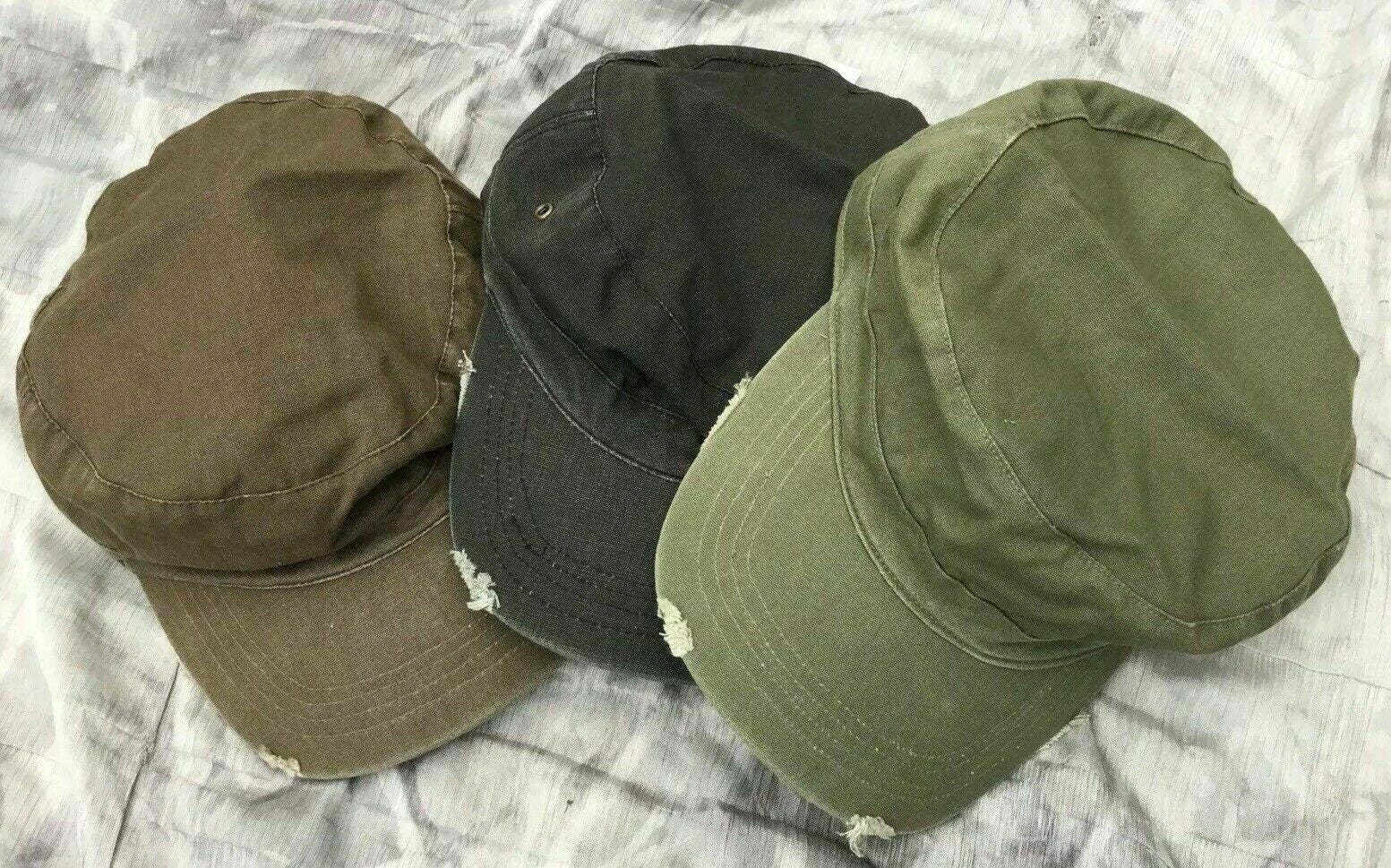 vintage/peaky blinders/ steampunk/festival Peak caps-cadet style-distressed.adj