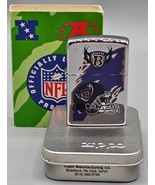 VINTAGE 1997 Baltimore RAVENS Chrome Zippo Lighter #463 - NEW in PACKAGE  - £36.75 GBP
