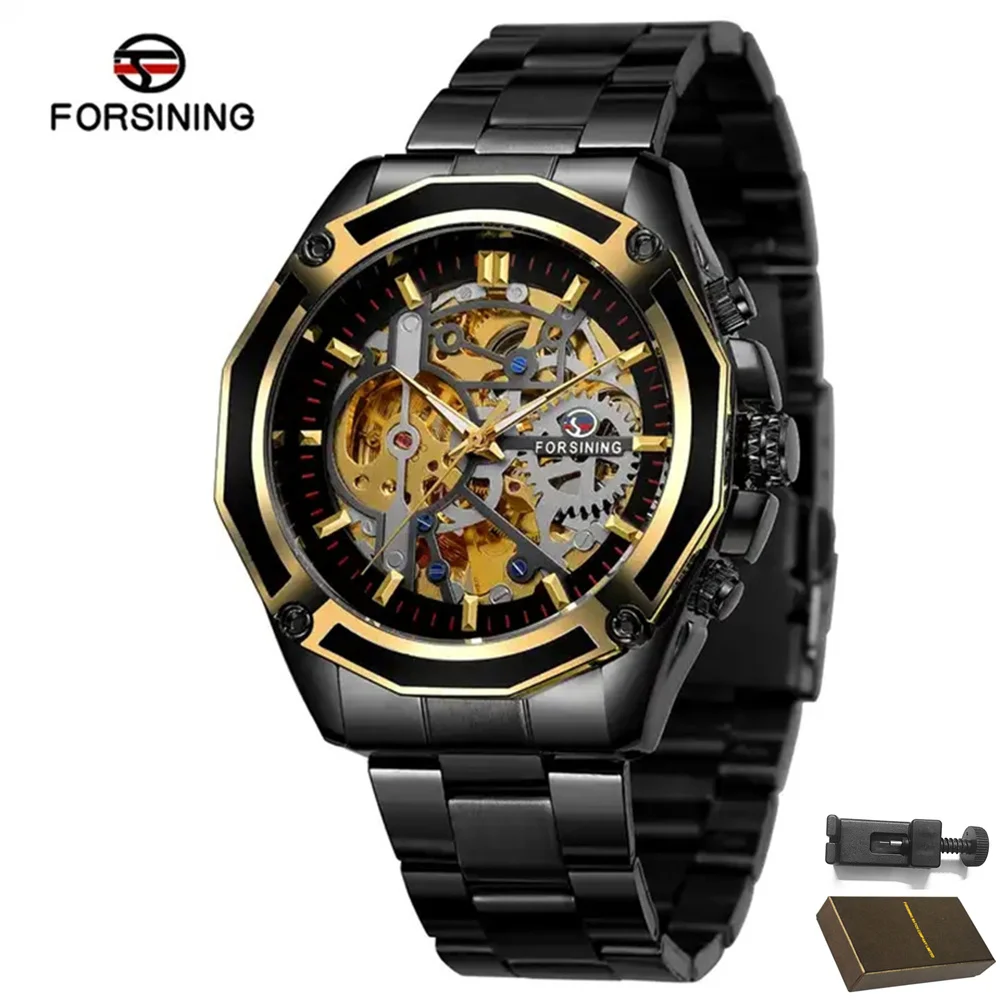 Forsining 1030G Skeleton Outdoor Automatic Watch For Men  Montres De Luxe China  - £108.20 GBP