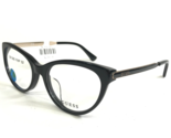 Guess Eyeglasses Frames GU2462A-4 001 Black Gold Cat Eye Full Rim 52-17-140 - £44.81 GBP