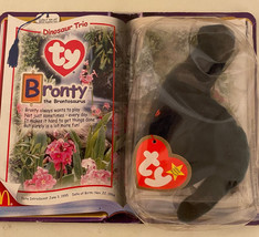 Ty Teenie Beenie Baby : Bronty The Dinosaur Mcdonalds 2000 NEW/NEVER Opened - £22.65 GBP