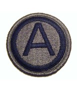 3rd ARMY PATCH SUBDUED BLACK ON OLIVE - DEALER LOT OF 200 PATCHES NIP - $636.44 MXN