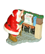 Coca Cola Santa Fireplace Christmas Ornament Checking List Good Boys Gir... - $6.88
