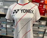 YONEX Women&#39;s Badminton T-Shirts Sports Top Tee Grey [100/US:M] NWT 91TS... - $41.31