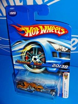 Hot Wheels 2006 First Editions #20 Hammer Sled Mtflk Gold w/ Black Flames - £1.36 GBP