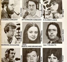 Radio Guide Maine Public Broadcasting Booklet January 1977 Portland Bang... - $19.99