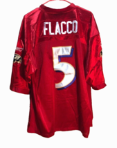 Joe Flacco #5 Baltimore Ravens NFL Football AFC Red Sewn Reebok Jersey 52 - £64.98 GBP