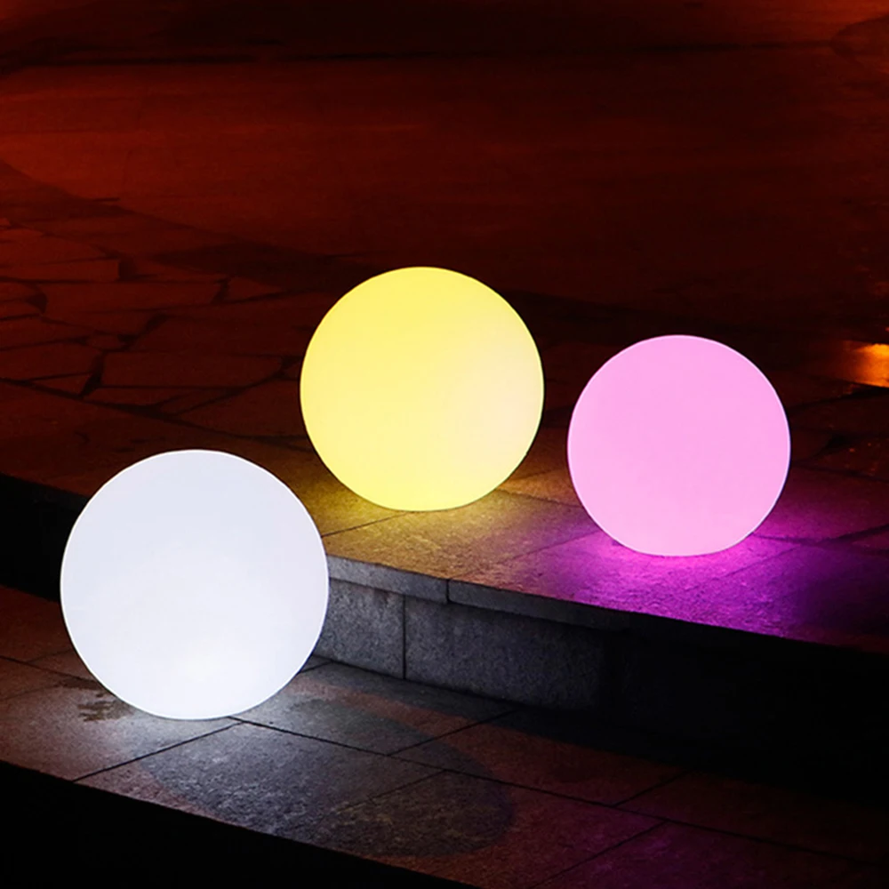 LED Garden Light With Remote Control 16 Color Ball Light Outdoor Waterpr... - £138.87 GBP
