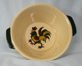 Metlox Poppytrail California Provincial Rooster 9 1/4&quot; Round Serving Bowl - $22.76