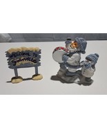 Encore Collectible Snow Buddies Figurine &amp; Village ( Welcome To Snowville ) - £18.05 GBP