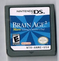 Nintendo DS Brain Age 2 Video Game Cart Only - $15.07