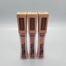 3 L&#39;Oreal Infallible Pro Matte Liquid Lipstick, 848 Dose of Cocoa - £9.32 GBP
