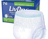 LivDry Adult Incontinence Underwear,super Absorbency Medium 76Count - $65.00
