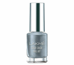 Lakme India Colore Schiacciare Nail Art Lucido 6 ML (5.9ml) Sabbia Blu M14 - $14.00