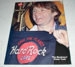 Peter Tork The Monkees 16 Magazine Photo Article Clipping Vintage May 1987 - £11.75 GBP