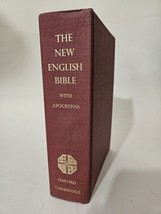 The New English Bible With Apocrypha Cambridge And Oxford 1970 Hardcover Book Dj - £11.02 GBP