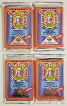 1992 Upper Deck Baseball Lot of 4 (Four) Sealed Unopened Packs-**. - £17.61 GBP