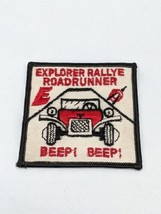 Boyscout Explorer Rallye Roadrunner Beep! Beep! Iron On Embroidered Patch 3&quot; - £18.68 GBP
