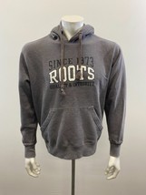 Vintage Roots Hoodie Men&#39;s Size Small Spell Out Gray Long Sleeve Cotton ... - £10.61 GBP