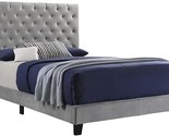 Coaster Home Furnishings Warner Queen Upholstered Bed Grey - $417.99