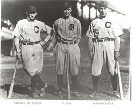 Ty Cobb Napoleon Lajoie Joe Jackson 8X10 Photo Detroit Tigers Baseball Picture - £3.71 GBP