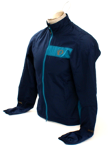 Pearl Izumi Blue Select Barrier Zip Front Wind Jacket Men&#39;s Size Small S... - $98.99