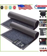 Durable Ribbed Floor Mats - 2-Pack Indoor Outdoor Doormats, Easy to Clea... - $681.90 MXN