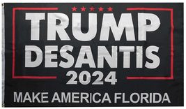 Trump Desantis 2024 Make America Florida Black Premium Quality Heavy Duty Fade R - £5.37 GBP