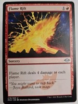 MTG Magic The Gathering Card Flame Rift Sorcery Red Modern Horizons 2021 - $4.80