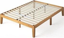 Zinus Moiz Wood Platform Bed Frame / Wood Slat Support / No Box Spring, Full - £134.61 GBP