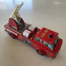 SH Horikawa FD Fire Dept Truck Tin Litho Toy Japan 13.5” Length Battery Vintage - £47.06 GBP